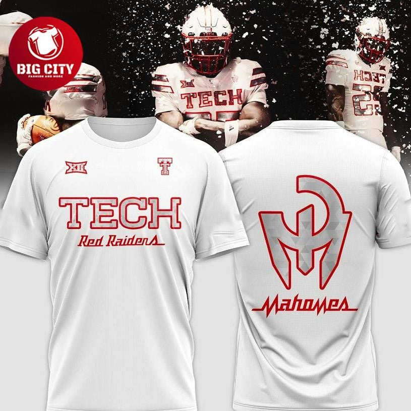 Texas Tech 2025 Mahomes “Galvanized Iced” Two Sided Shirt