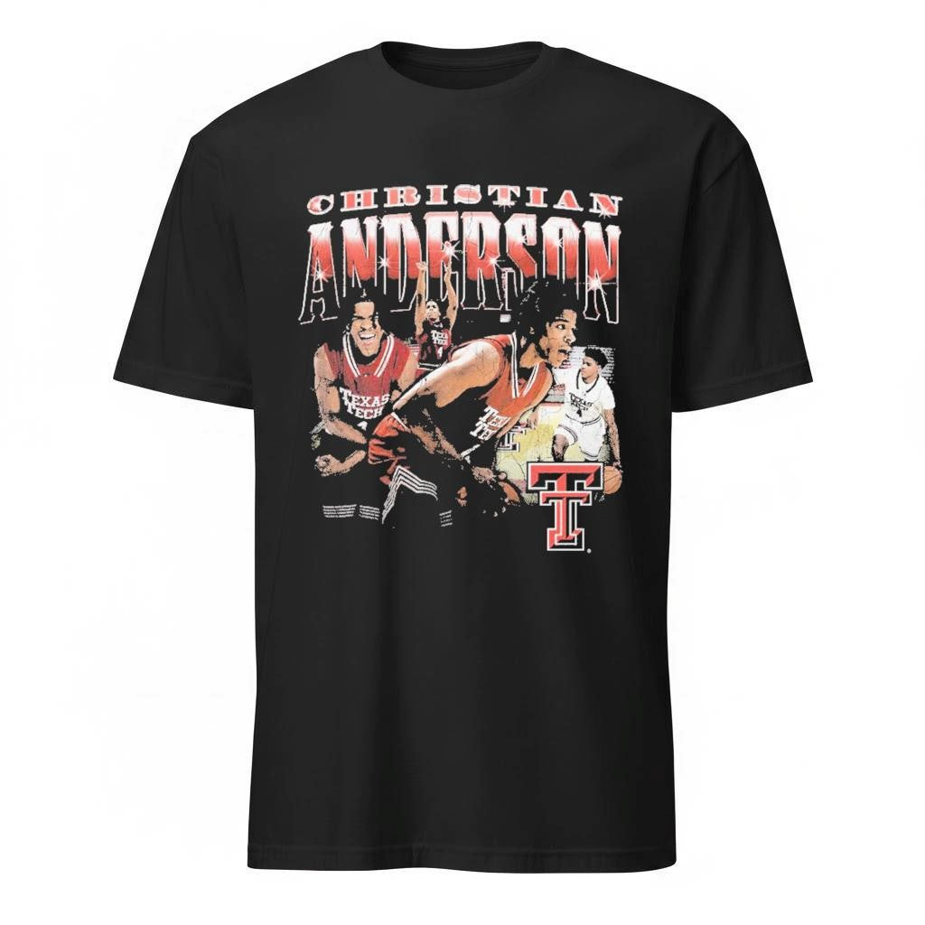 Texas Tech Basketball Official NIL Christian Anderson 90s Shirt