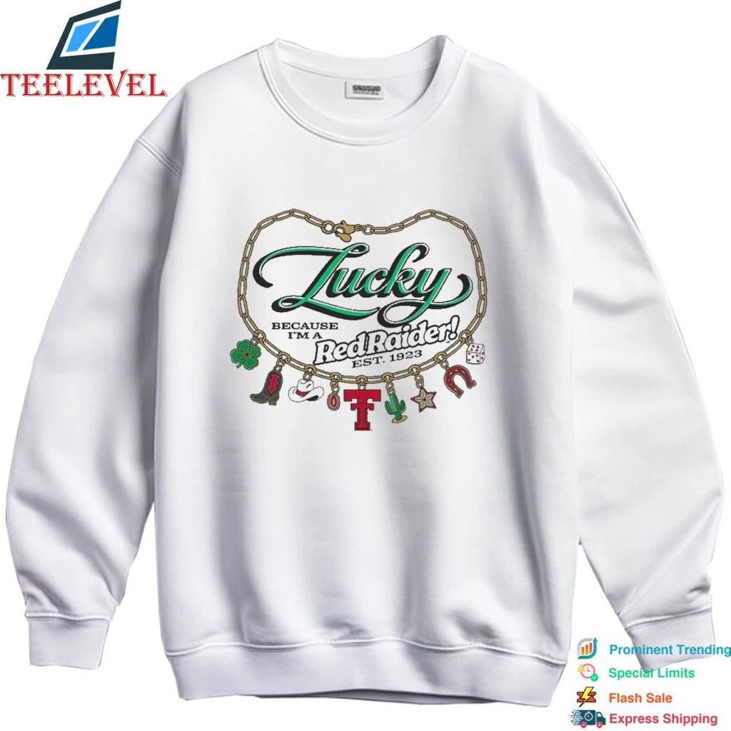 Texas Tech Because I’m A Red Raiders Est 1923 Lucky Charms Shirts