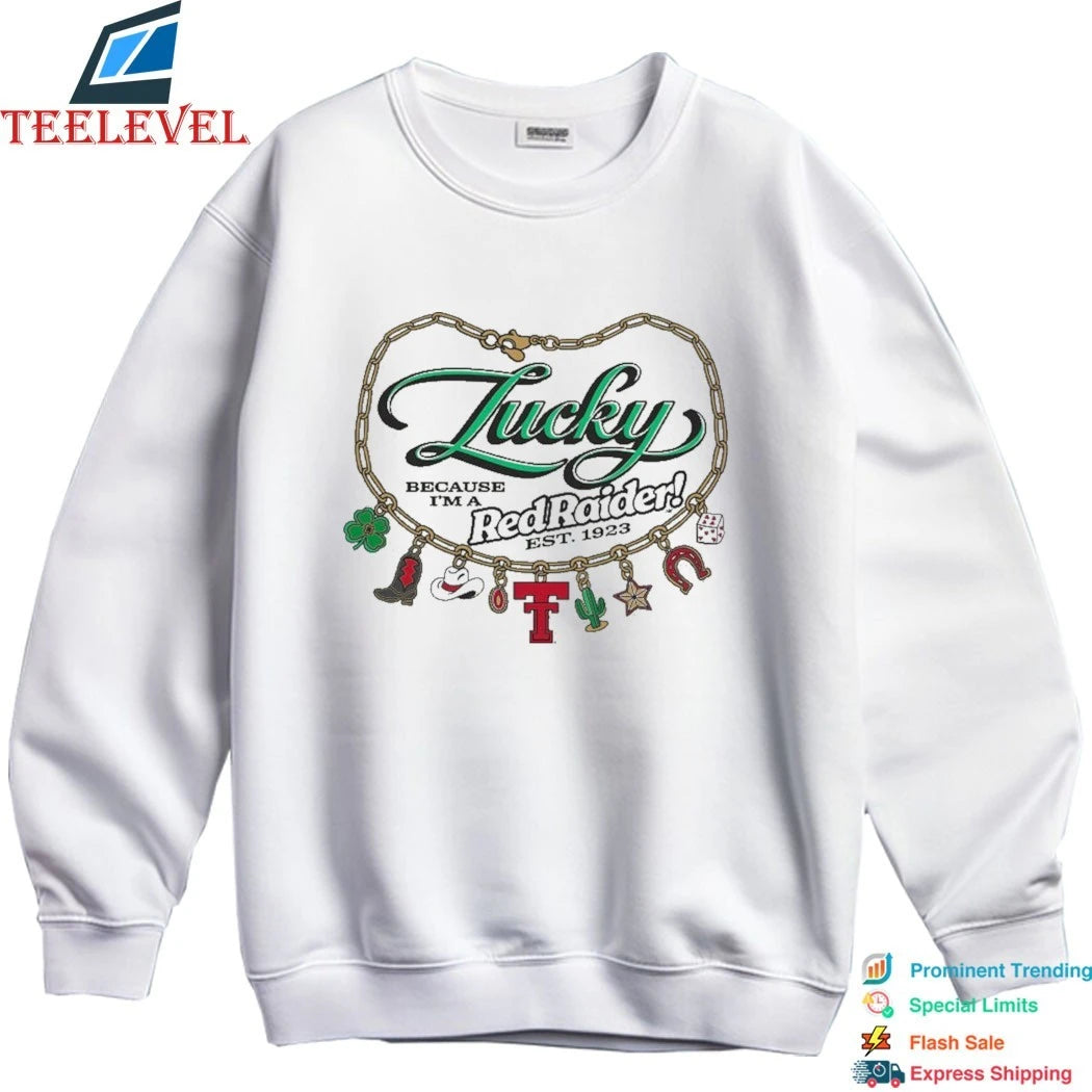 Texas Tech Because I’m A Red Raiders Est 1923 Lucky Charms Shirts