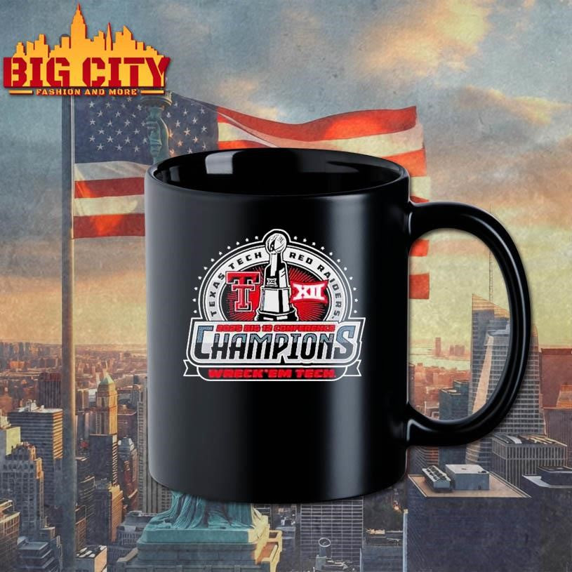 Texas Tech Big 12 Championship Wreck Em Tech Trophy Shirt