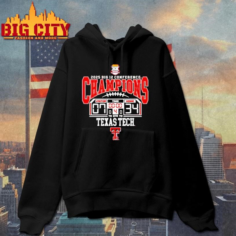 Texas Tech Red Raiders 2025 Big 12 Championship shirt