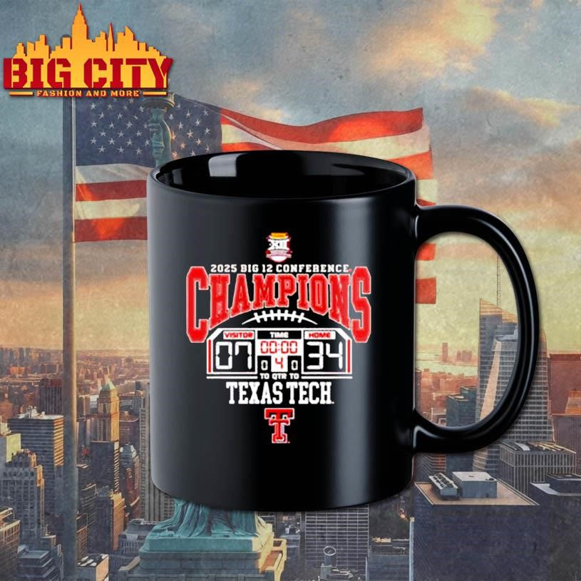 Texas Tech Red Raiders 2025 Big 12 Championship shirt