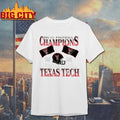 Texas Tech Red Raiders 2025 Big 12 Football Champions Flags shirt