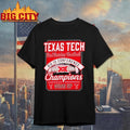 Texas Tech Red Raiders 2025 Big 12 Football Champions Score Guns Up Shirt