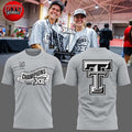 Texas Tech Red Raiders 2026 Women’ s Indoor Track &amp; Field Champions Two Sided Shirt