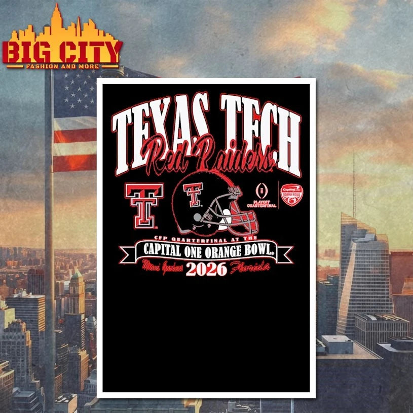 Texas Tech Red Raiders CFP quarterfinal at the Capital One Orange Bowl 2026 shirt