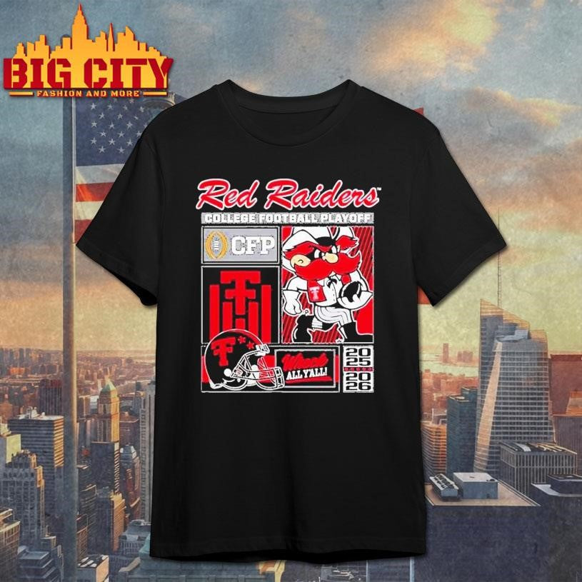 Texas Tech Red Raiders Cfp Wreck All Y’all 2025 2026 Mascot Shirt
