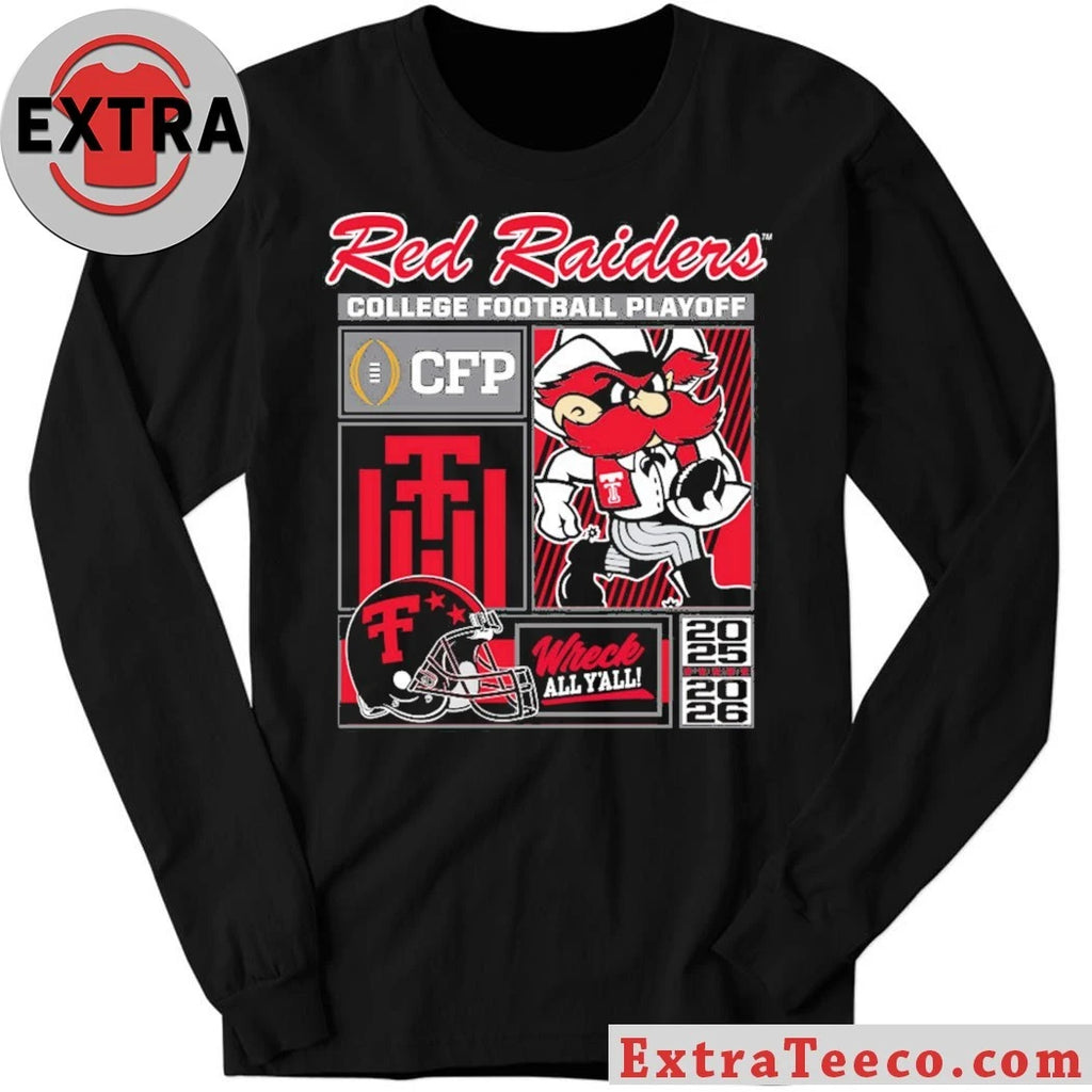 Texas Tech Red Raiders College Football Playoff (CFP), celebrating the team’s playoff berth Shirt