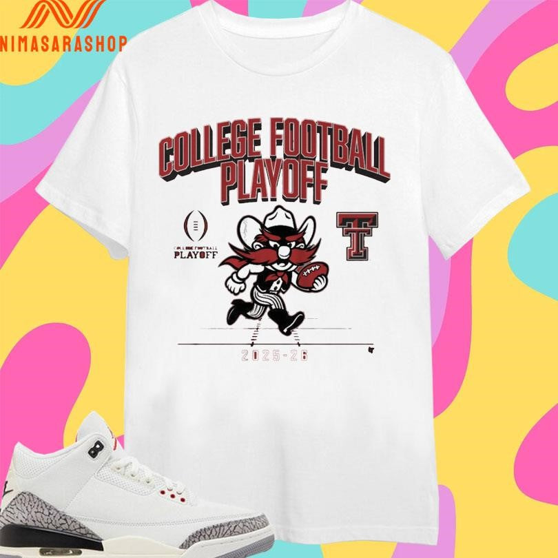 Texas Tech Red Raiders Football College Football Playoff 2025-2026 Mascot Shirts
