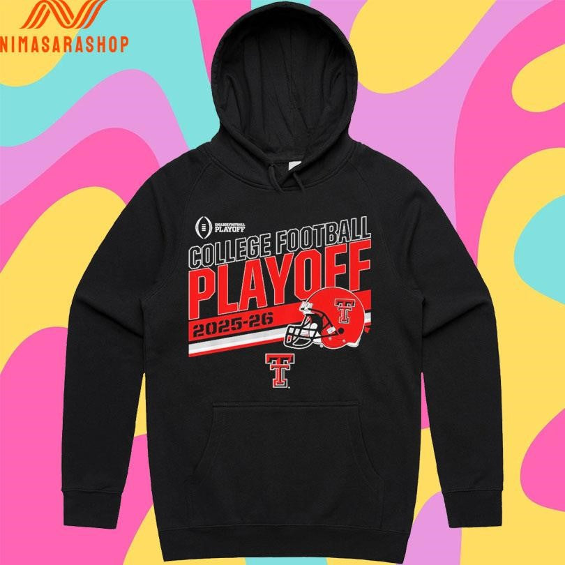 Texas Tech Red Raiders Football College Football Playoff 2025-2026 Stripe Shirts
