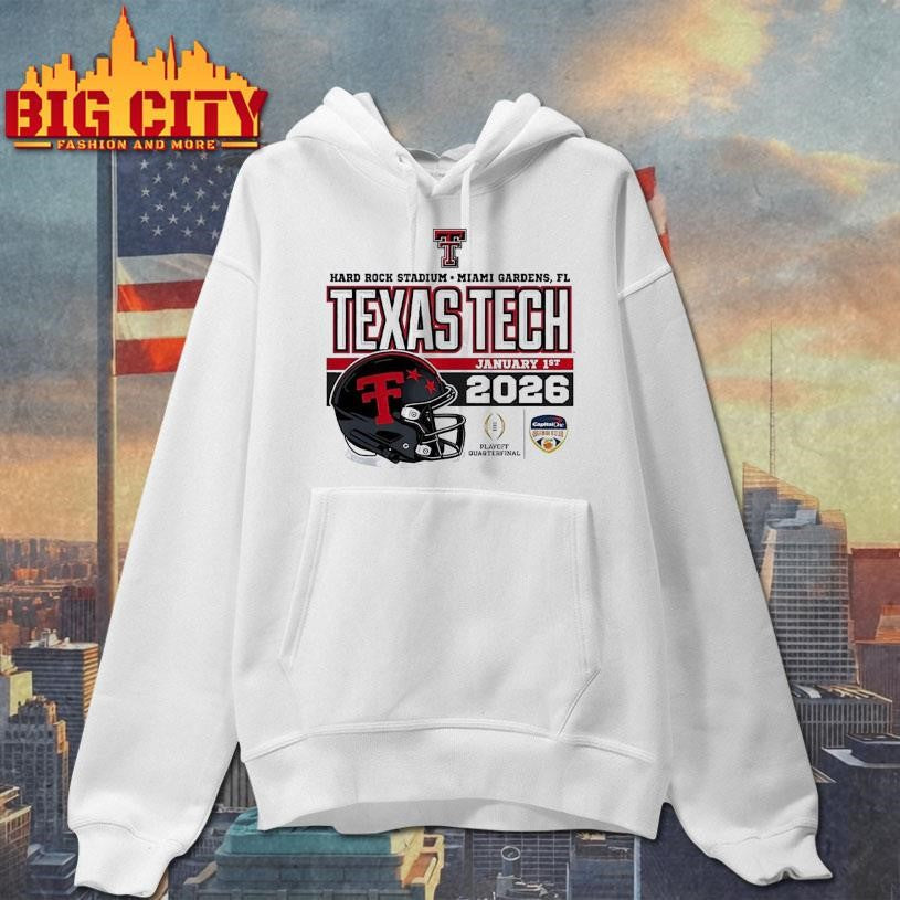 Texas Tech Red Raiders Orange Bowl 2026 CFP Quarterfinal Shirt
