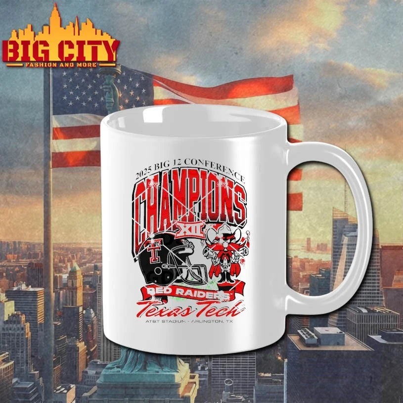 Texas Tech Red Raiders Red 2025 Big 12 Conference Champions XII shirt
