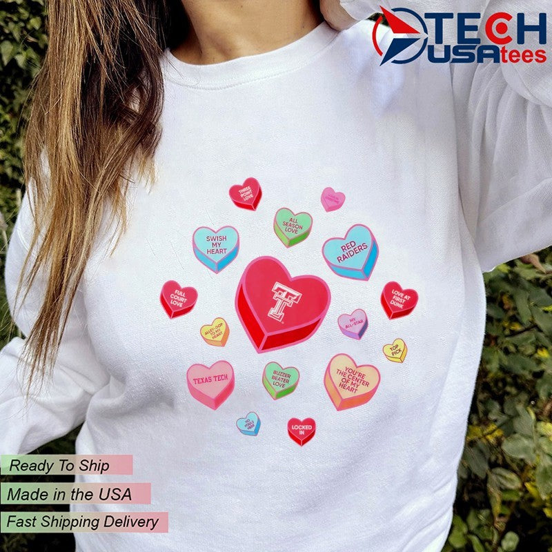 Texas Tech Red Raiders Sweet Talk Valentine’s Day shirt