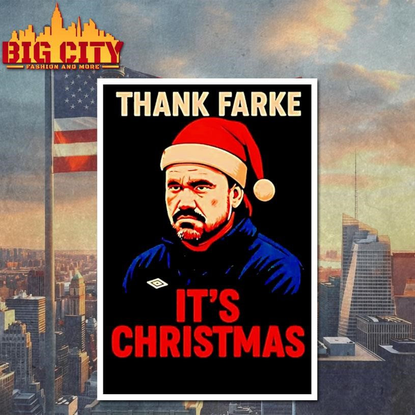 Thank Farke Its Christmas Daniel Farke Christmas Shirt