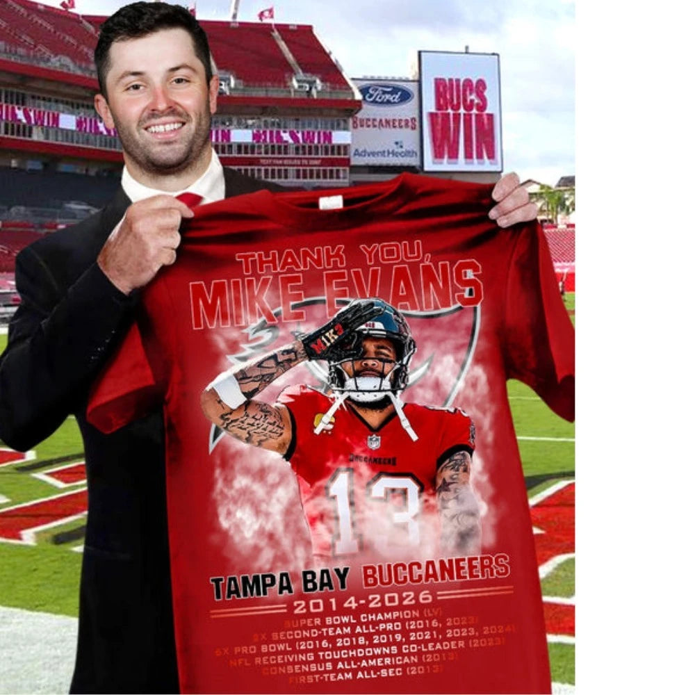 Thank You Mike Evans 2014-2026 Shirt
