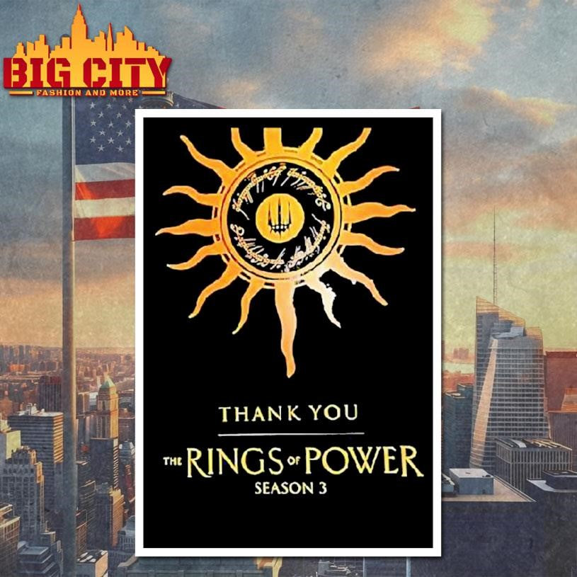 Thank You The Rings Of Power Season 3 Shirt