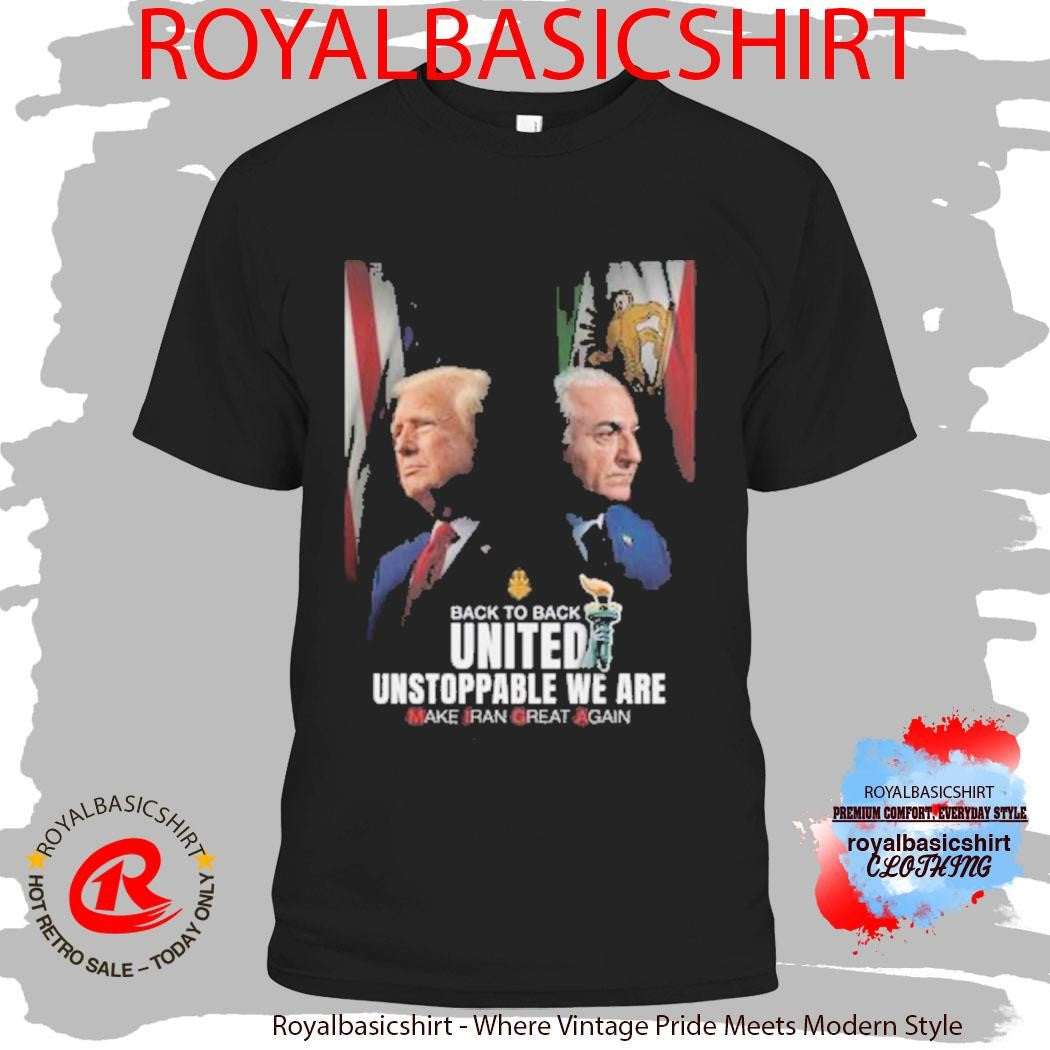 Thank You Trump United Unstoppable We Are Make Iran Great Again T-Shirt