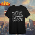 Thanksgiving Doodle Give Thanks Pumpkin Pie Fall Thankful shirt