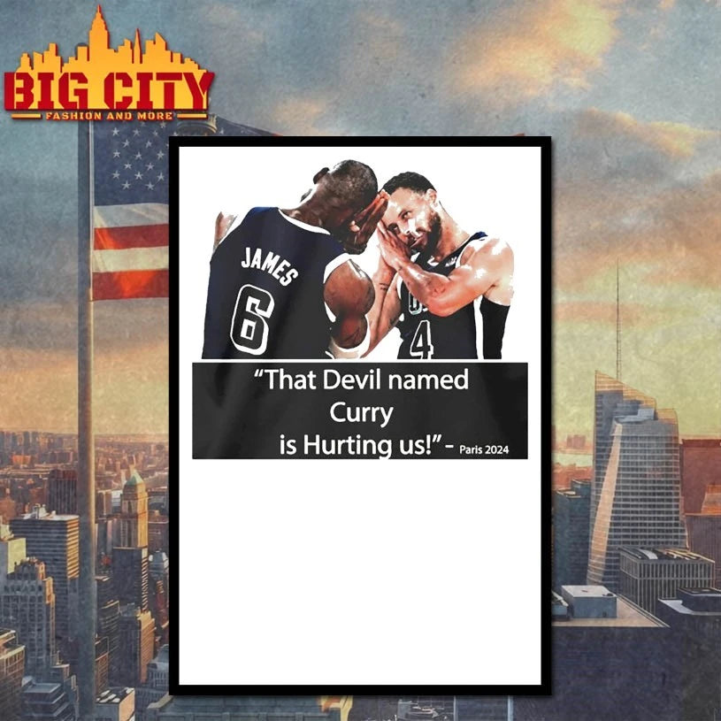 That Devil Named Curry Is Hurting Us Paris 2024 shirt