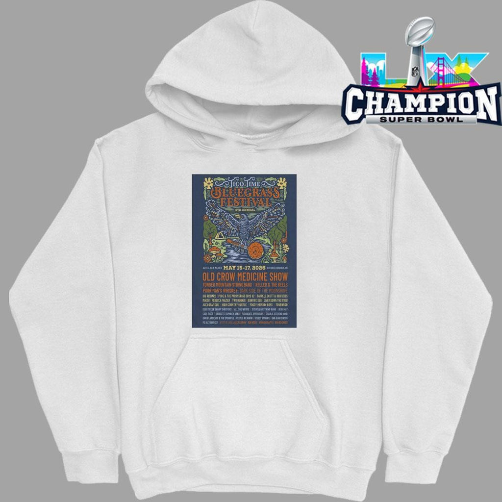 The 6th Annual Tico Time Bluegrass Festival Aztec Nm Shirt