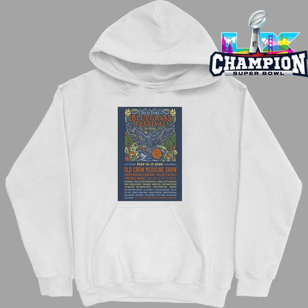 The 6th Annual Tico Time Bluegrass Festival Aztec Nm Shirt