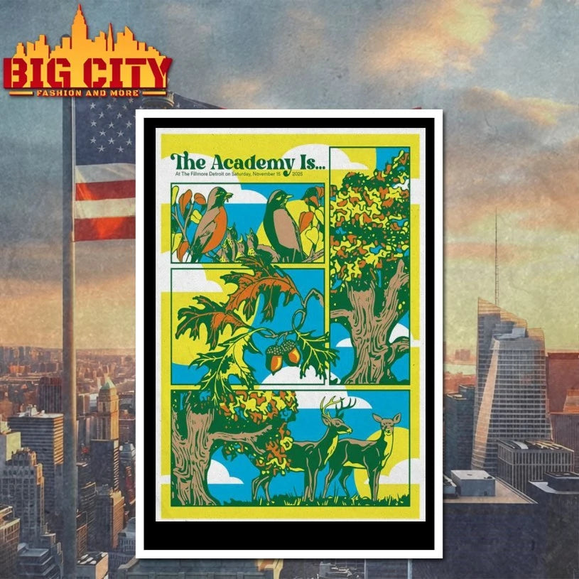 The Academy Is… Detroit MI November 15 2025 Poster shirt