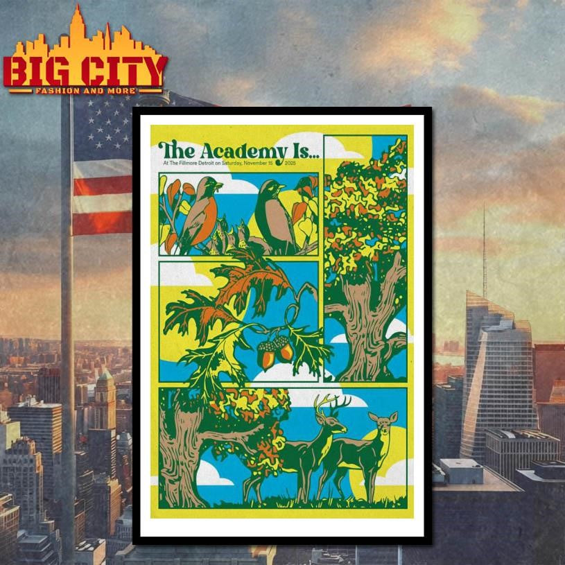The Academy Is… Nov 15 2025 In Detroit MI Poster Shirt