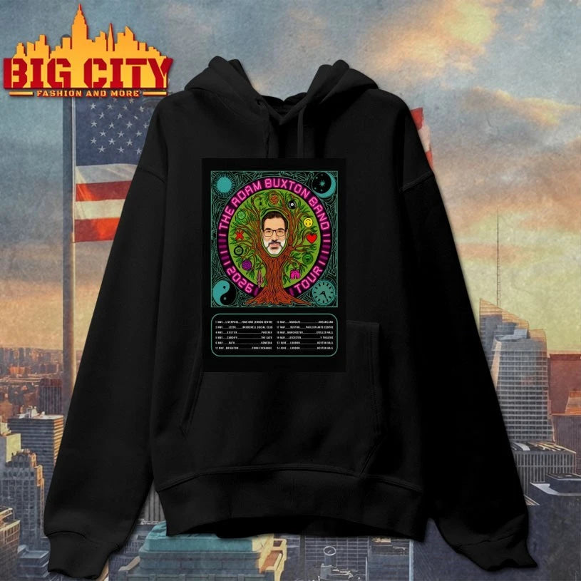 The Adam Buxton Band Tour Spring 2026 Poster shirt