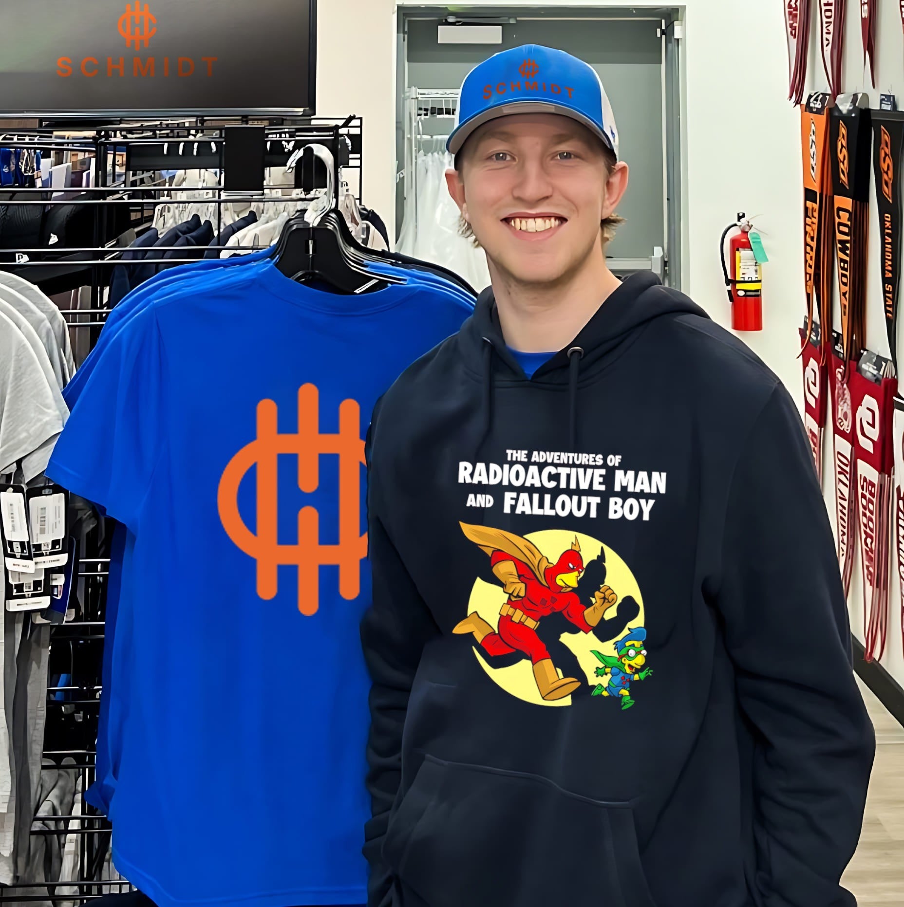 The Adventures of Radioactive Man and Fallout Boy shirt