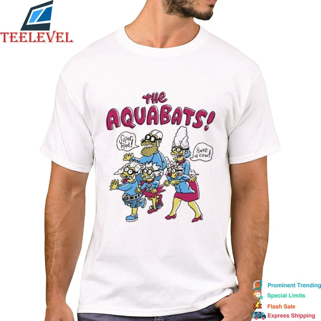 The Aquabats Happy Family Simpson Super Rad Have A Cow T-Shirts
