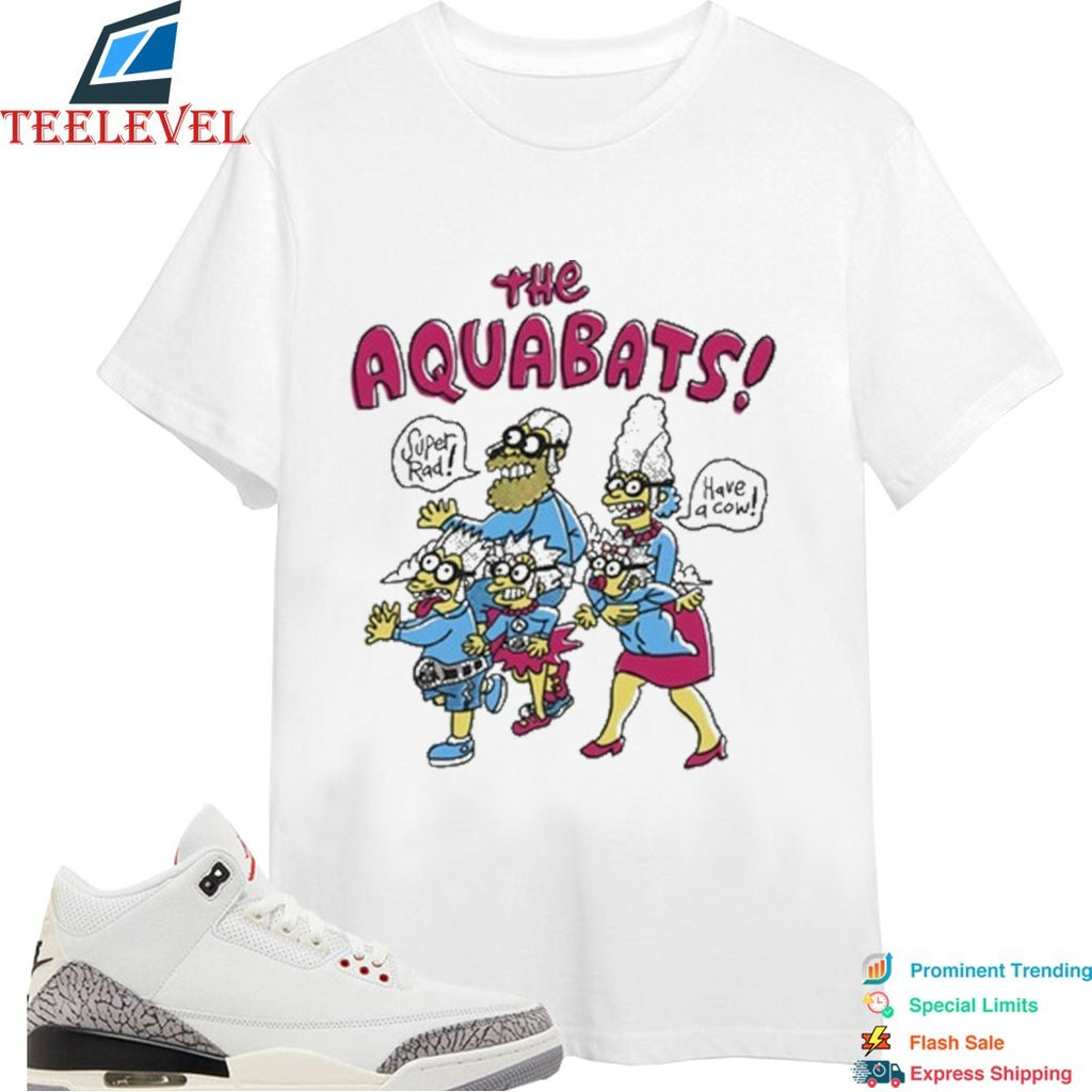 The Aquabats Happy Family Simpson Super Rad Have A Cow T-Shirts