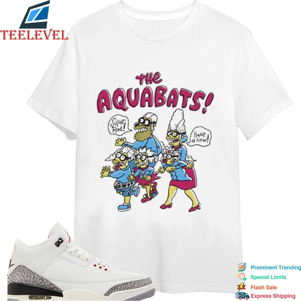 The Aquabats Happy Family Simpson Super Rad Have A Cow T-Shirts