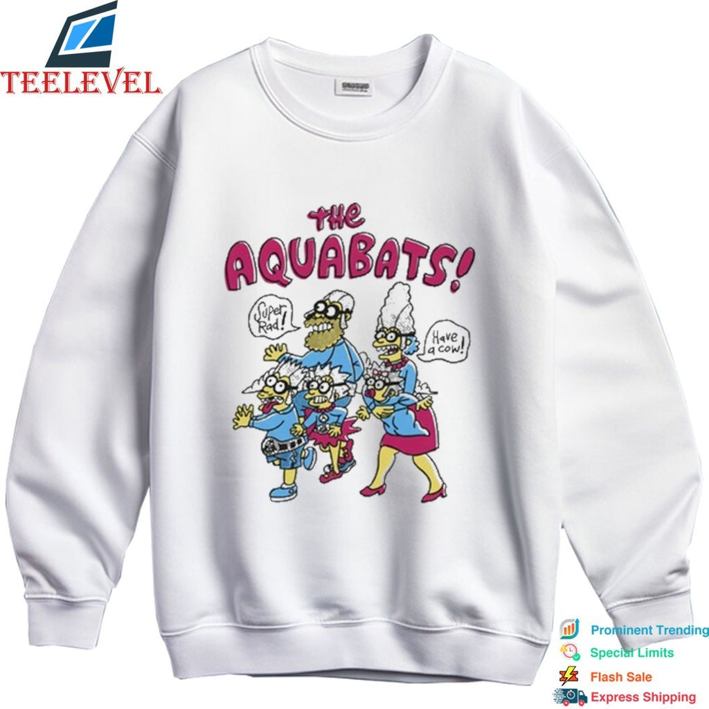 The Aquabats Happy Family Simpson Super Rad Have A Cow T-Shirts
