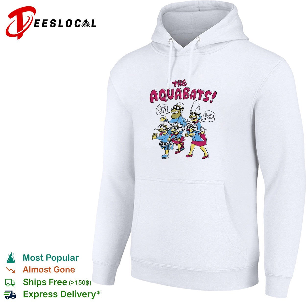 The Aquabats super rad cartoon family shirt