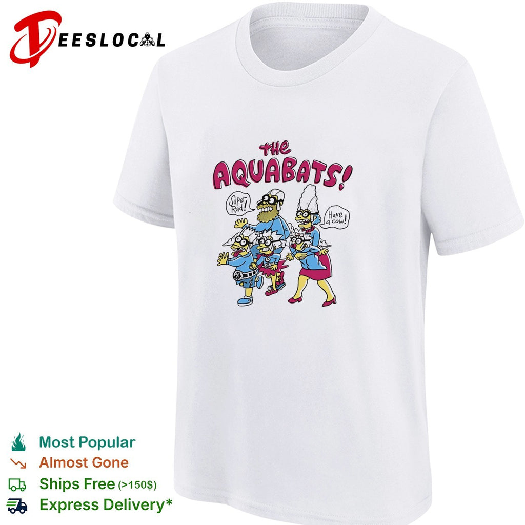 The Aquabats super rad cartoon family shirt