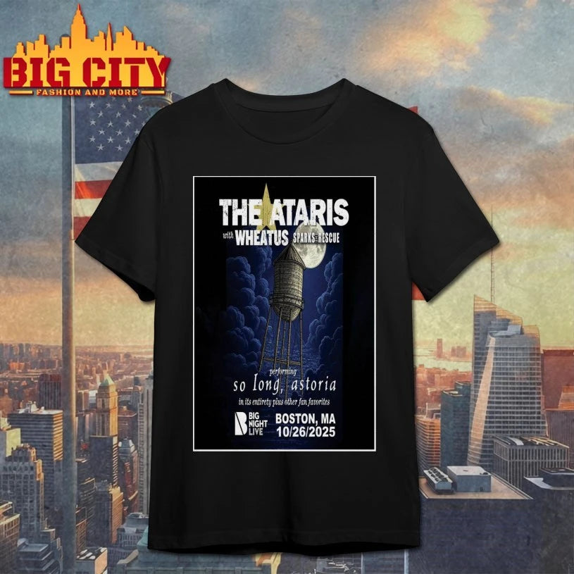 The Ataris Tour Big Night Live, Boston october 26 2025 Poster shirt