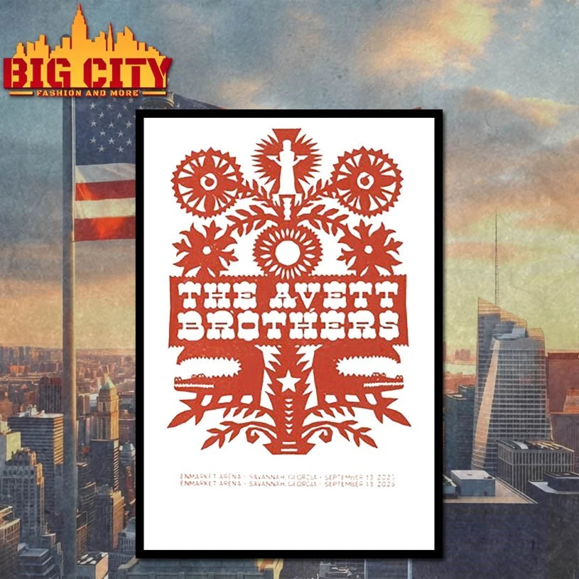 The Avett Brothers Sep 13 2025 Enmarket Arena in Savannah GA shirt