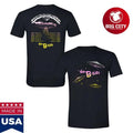 The B52s Flying Saucers 2025 Tour Two Sided Shirt