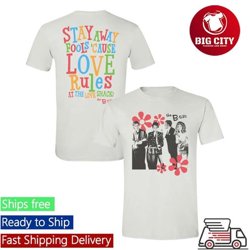 The B52s Love Shack Lyric Two Sided Shirt