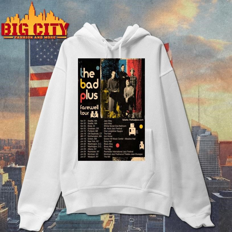 The Bad Plus 2026 Farewell Tour Poster Shirt