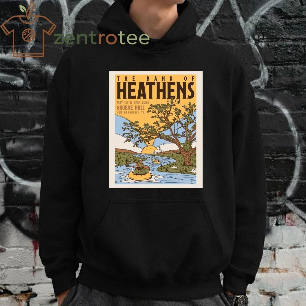 The Band Of Heathens New Braunfels TX 51-522026 tee