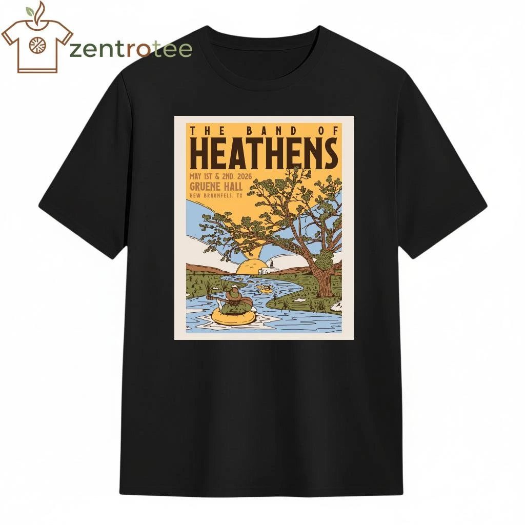 The Band Of Heathens New Braunfels TX 51-522026 tee