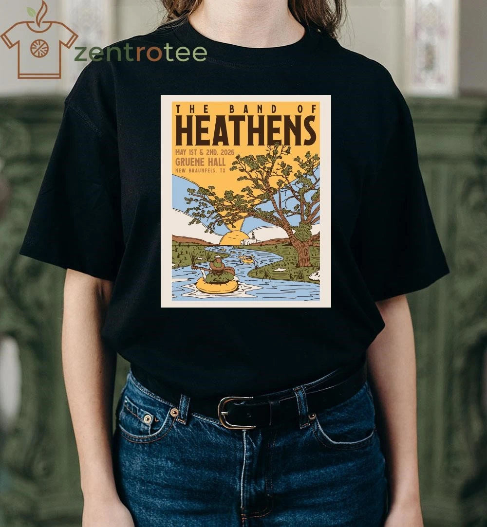 The Band Of Heathens New Braunfels TX 51-522026 tee