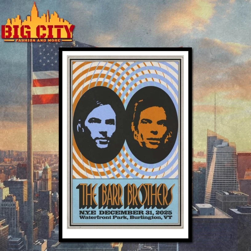The Barr Brothers Dec 31 2025 In Burlington VT Poster shirt
