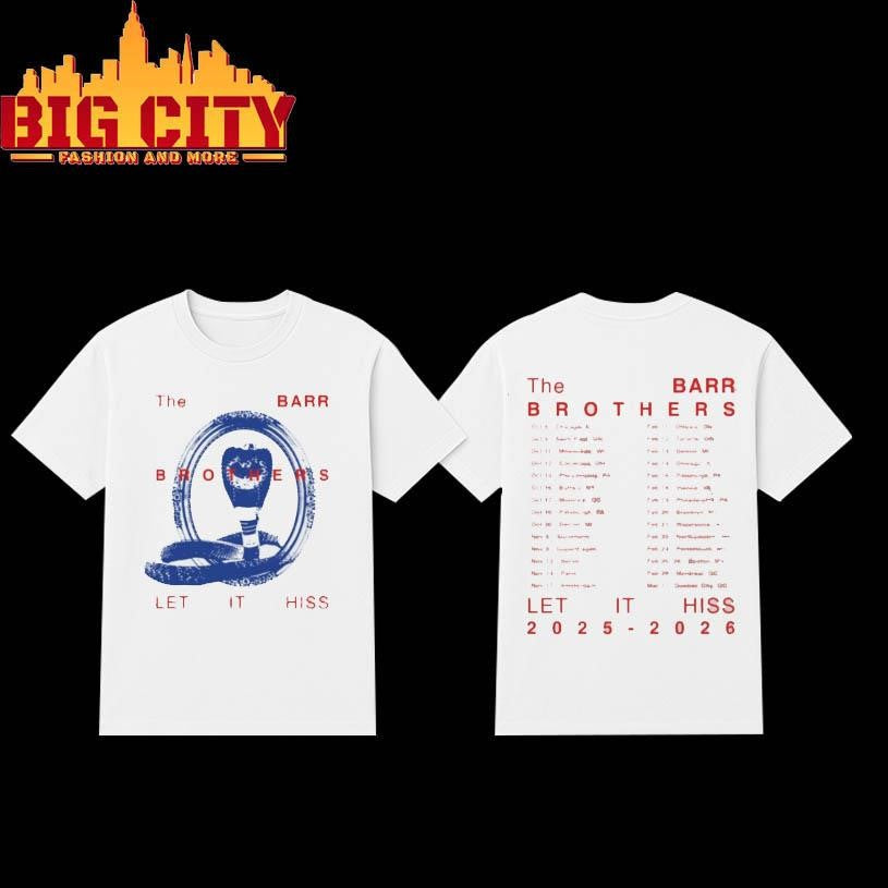 The Barr Brothers Snake 2025-2026 Tour Two Sided Shirt
