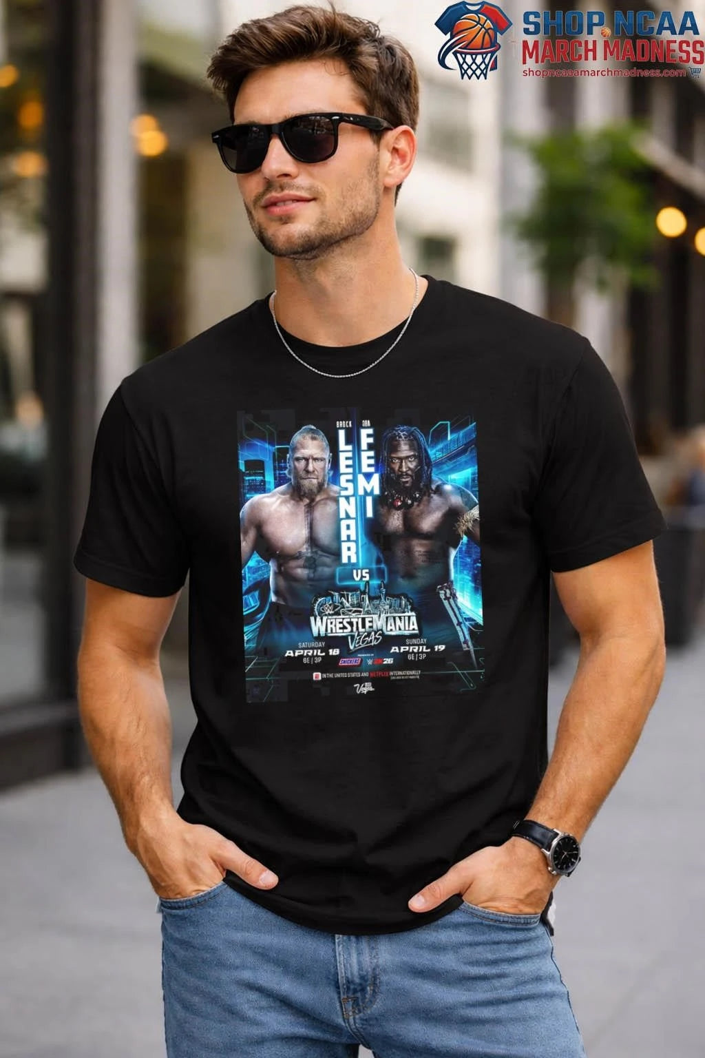 The Beast vs The Ruler Wrestle Mania Vegas 2026 April 18th 19th T-Shirt