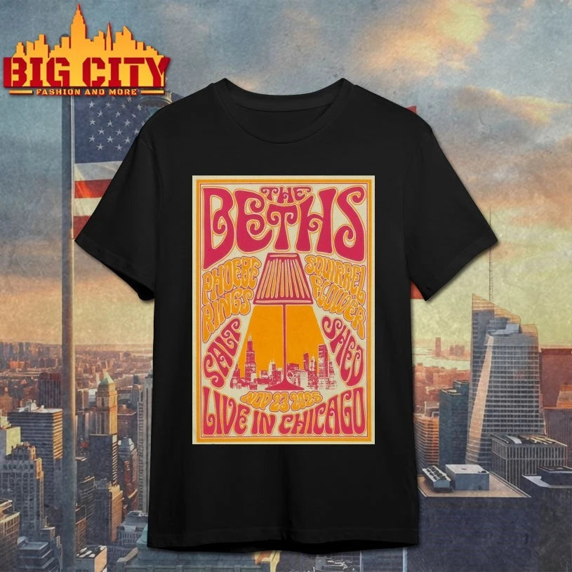 The Beths Nov 23 2025 The Salt Shed In Chicago IL Poster shirt