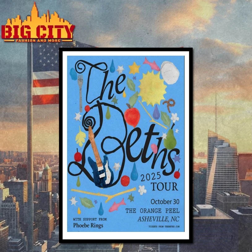 The Beths The Orange Peel Asheville NC October 30 2025 Poster Shirt