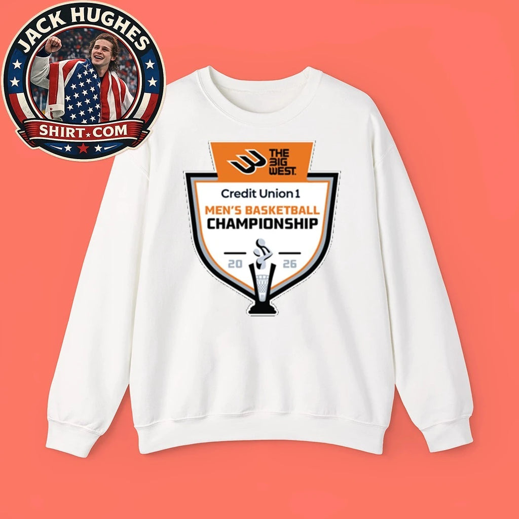 The Big West Credit Union 1 Men’s Basketball Championship 2026 Logo T-Shirt